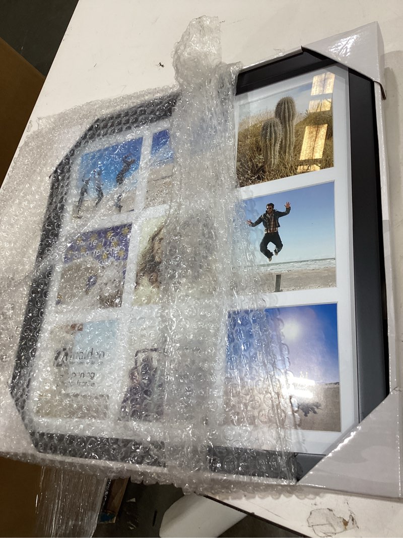 Condition photo showing Good Condition for malden international designs 2182-944 smartphone collection black wood collage picture frame,9 option, 9-4x4, black