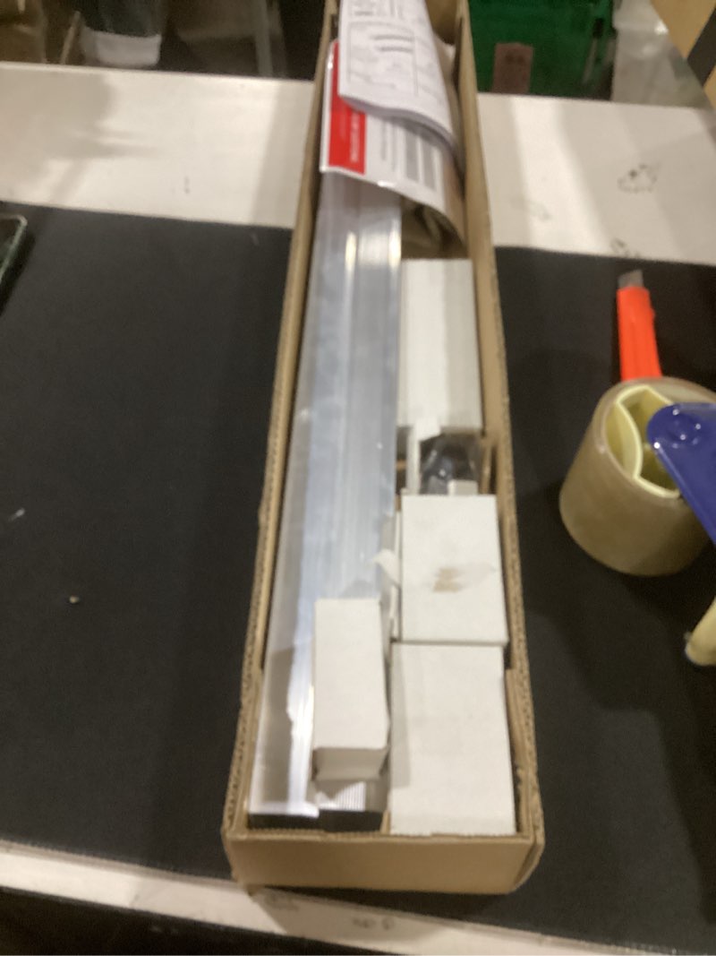Condition photo showing Good Condition for easelife 5.3ft/64in sliding pocket door hardware kit,commercial grade,aluminum box rail kit,slide smoothly quietly,easy install,no door (60.7in track for 23"~32" wide single door) 5.3 feet