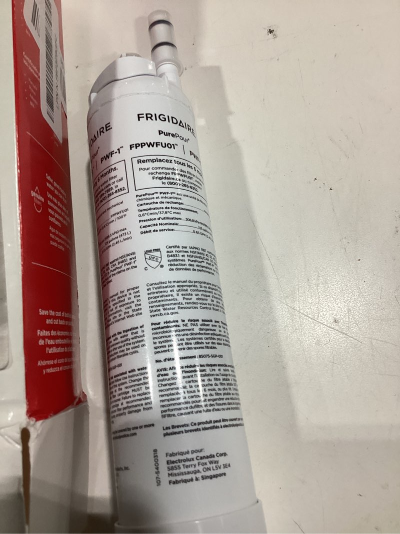 Condition photo showing Good Condition for frigidaire fppwfu01 purepour pwf-1 water filter 1 count (pack of 1)