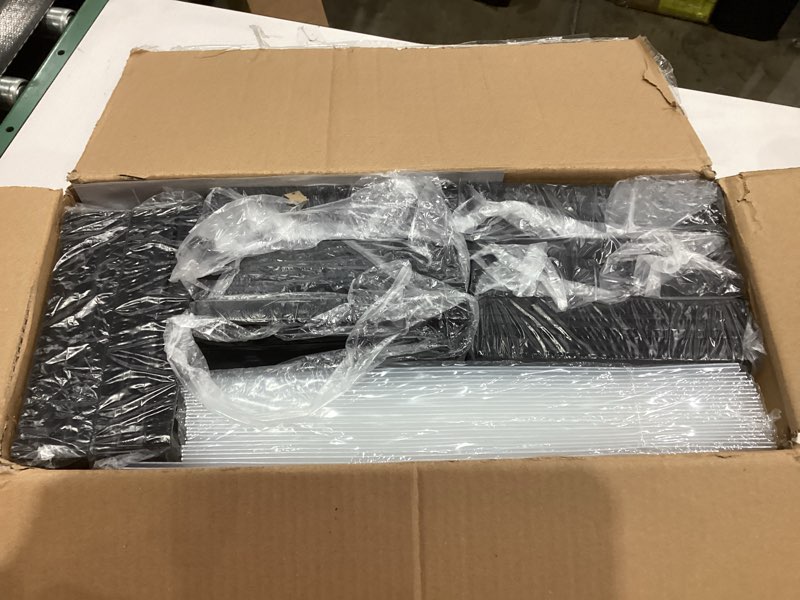 Condition photo showing As Is for SEE SPRING X-Large Shoe Storage Box Fit Size 11, Clear Plastic Stackable Shoe Organizer for Closet, Space Saving Sneaker Shoe Rack Containers Bins Holders for Entryway, Under Bed, 12 Pack Black X-Large Fit Size 11 Black