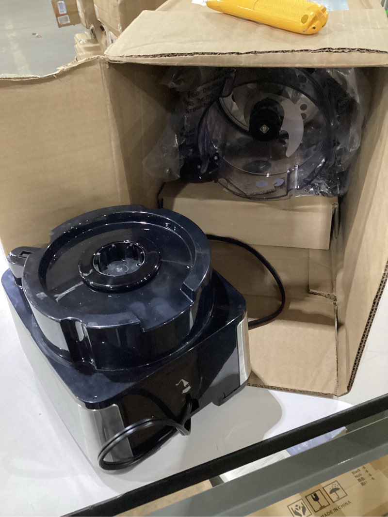 Condition photo showing Good Condition for Hamilton Beach 12-Cup Stack & Snap Food Processor & Vegetable Chopper  Black (70725A)