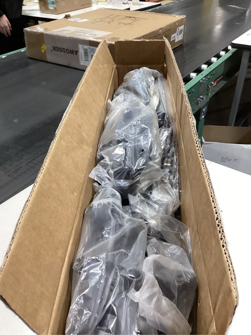 Condition photo showing Good Condition for HOMIDEC Clothes Drying Rack, Oversized 4-Tier(67.7" High) Foldable Stainless Steel Drying Rack Clothing, Movable Drying Rack with 4 castors, 24 Drying Poles and 14 Hooks for Bed Linen, Clothing, Grey Gray