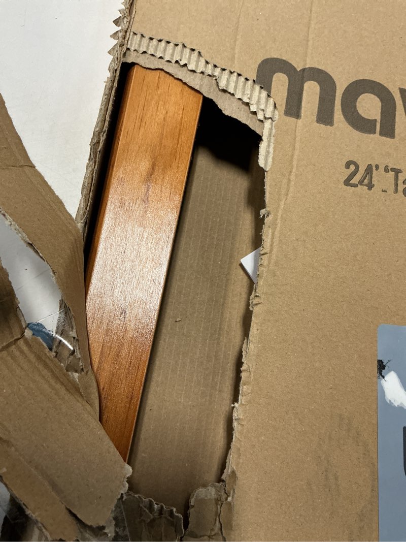 Condition photo showing New/Like New for 24" Tall Plant Stand ,Wood Plant Stands Indoor, Mid Century Plant Corner Flower Holder Outdoor Suitable for Plant Pots & Water Dispenser Under 10" (Pot & Plant Not Included)