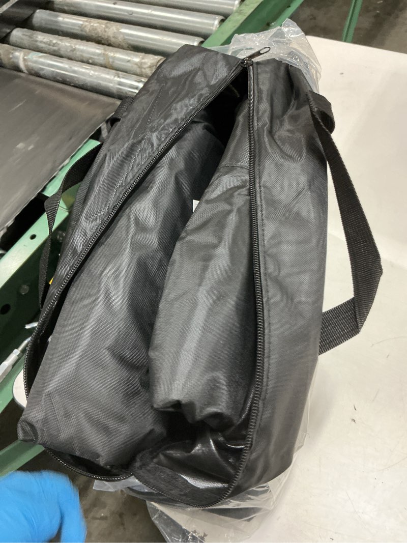 Condition photo showing Good Condition for bike cover for transport on rack,waterproof tear resistant outdoor bicycle cover for 1,2 bikes with visible tail lights,license plate window and 2 elastic straps,80 ''l x 18''w x 50''h xxl?2 bike?
