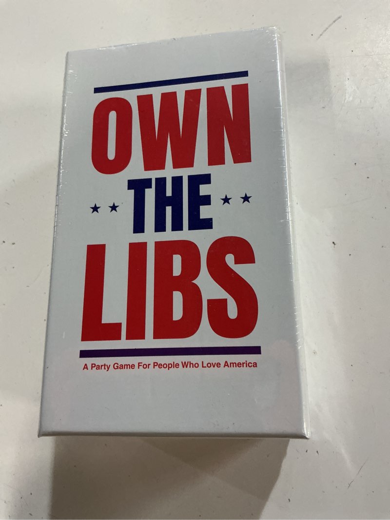Condition photo showing New/Like New for Own The LlBBs - Funny White Elephant Gift - Men & Women's Birthday Gift - Hilarious Game