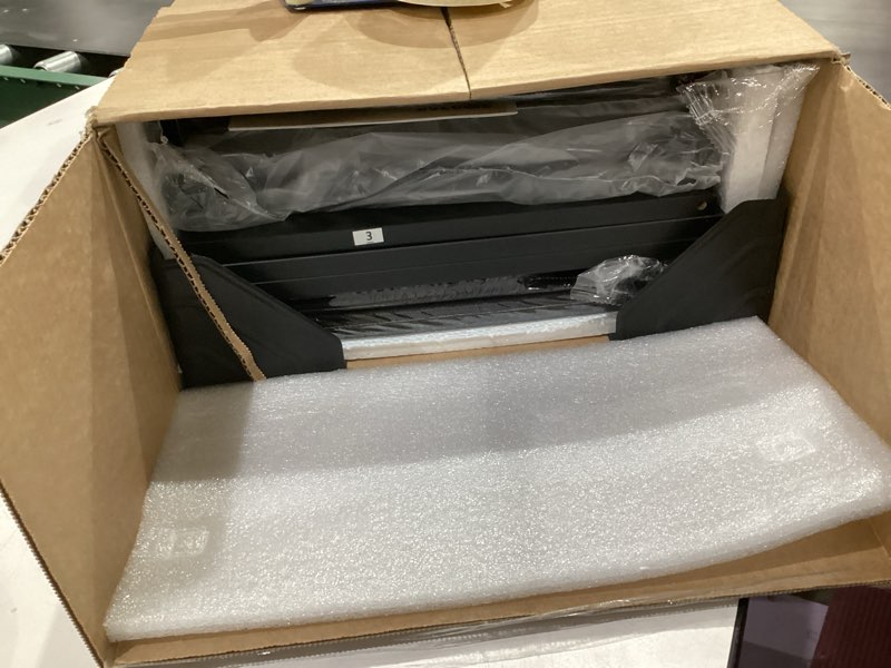 Condition photo showing Good Condition for GYIIYUO 2 Drawer File Cabinet with 24'' Extended Desktop, Mobile Filing Cabinet, Rolling File Cabinet with Side Bag, Fabric Drawer, Fits A4/Letter Size, Printer Stand Home Office, Black Black 25.59''H