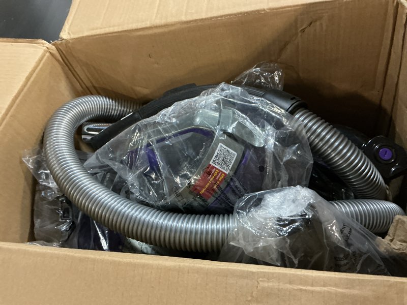 Condition photo showing Good Condition for aspiron 1700w canister vacuum cleaner, 45kpa bagless vacuum cleaner, multi-cyclonic filtration, 2 anti-allergen hepa filters, 3.5qt dust cup, 4 tools, corded vacuum for hard floor, pet hair, purple