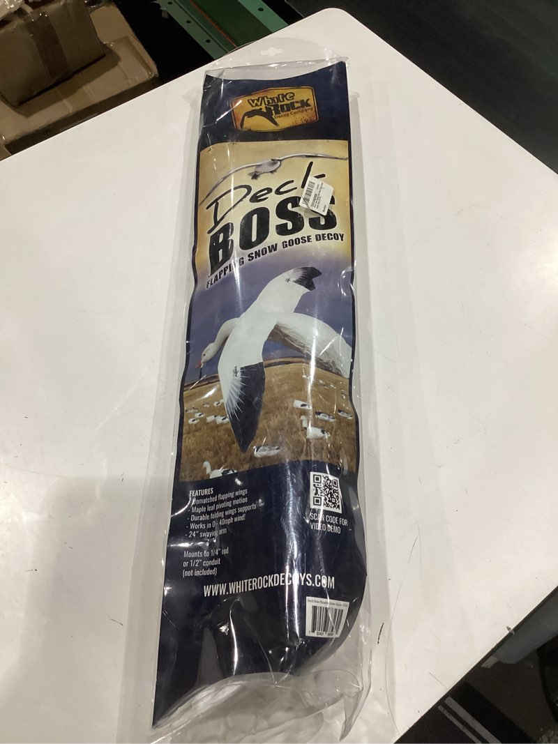 white rock decoys deck boss flying snow goose decoy flysg