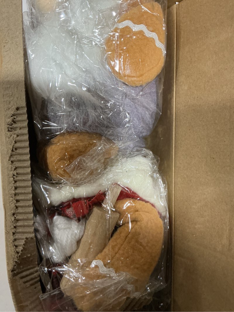 Condition photo showing Good Condition for Wesiti 2 Pcs Kwanzaa African American Gnome Tree Gift Table Decorations Santa Claus Handmade Mr Mrs Kwanzaa Gnomes Plush Table Ornaments Gift Blacks Unity for Charming Decorations Party Supplies