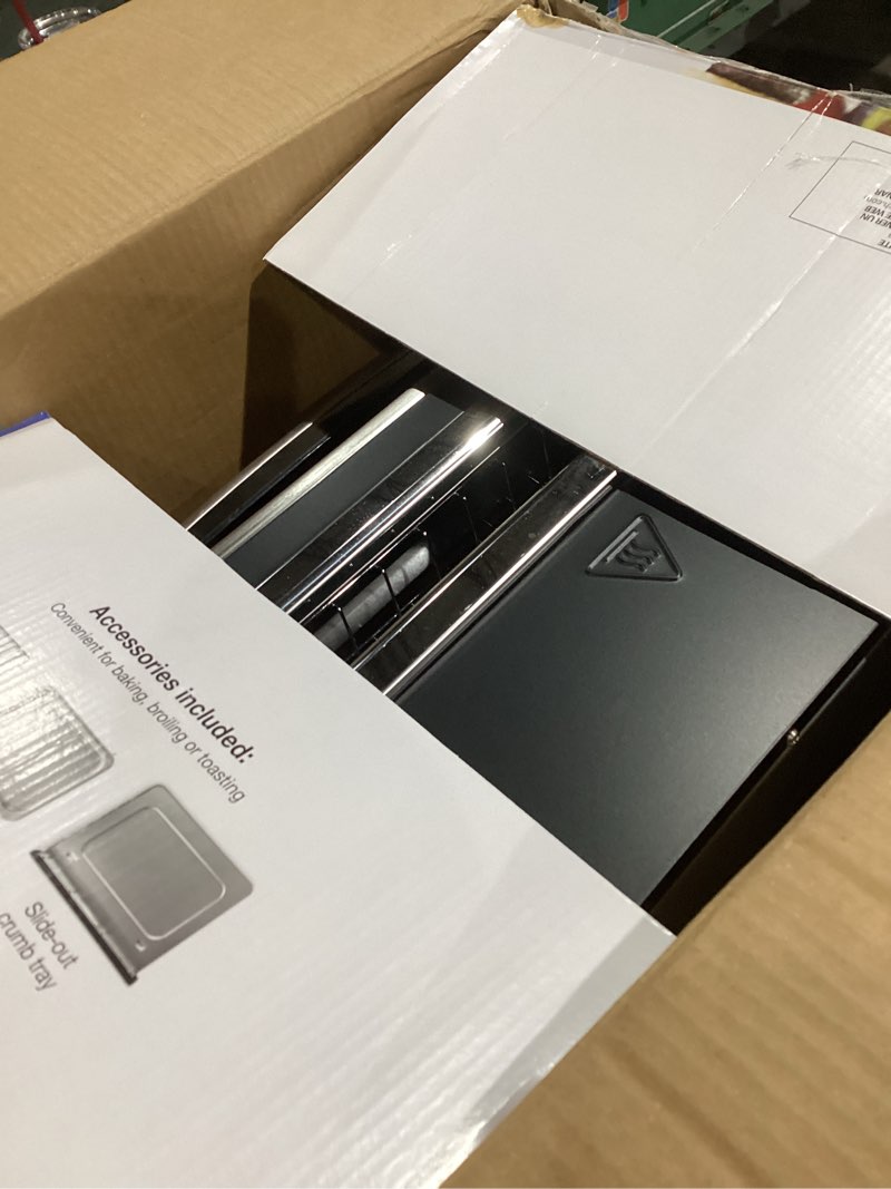 Condition photo showing Good Condition for Hamilton Beach - 2-Slice Toaster Oven - Stainless Steel