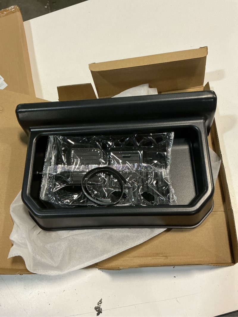 Condition photo showing Good Condition for dashboard storage tray compatible with 2026 toyota rav4 xse/limited behind screen organizer tray dash storage box abs material interior accessories?only for 12.9-inch screen? 12.9 inch screen