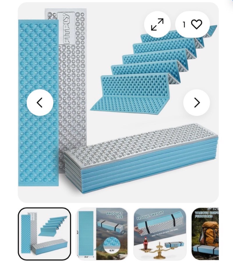 ultralight foam sleeping pad waterproof closed cell foam pad for superior ins...