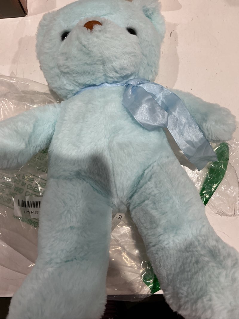 Condition photo showing Good Condition for 13.5inch teddy bear stuffed animal, teddy bear plush toy, gifts for kids baby (blue)