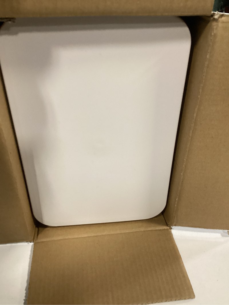 Condition photo showing Good Condition for Plastic Storage Baskets With Lid Organizing Container Lidded Knit Storage Organizer Bins for Shelves Drawers Desktop Closet Playroom Classroom Office (4L, Light grey) 4L Light grey