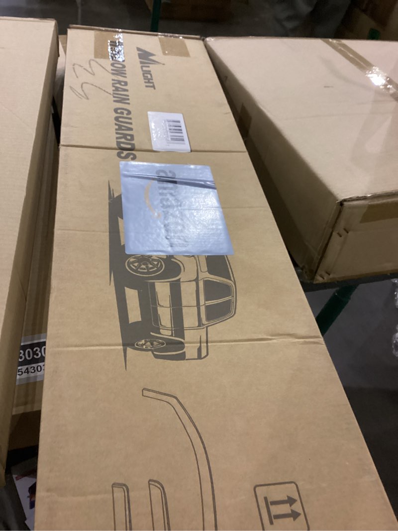 Condition photo showing New/Like New for Nilight in Channel Window Deflectors for Toyota Tacoma Access Cab/Tacoma Double Cab 2016 2017 2018 2019 2020 2021 2022 2023 2024 Vent Window Visors, Rain Guards-2PCS For 2016-2024 Toyota Tacoma Access Cab