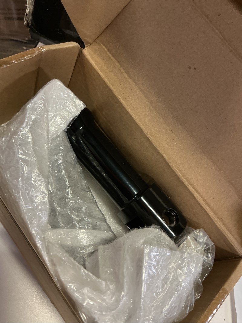 Condition photo showing As Is for wowtk left and right passenger footpeg supports for harley softail models 2018-2025 deluxe fat boy heritage sport glide softail slim street bob breakout low rider models,gloss black gloss black footpegs support