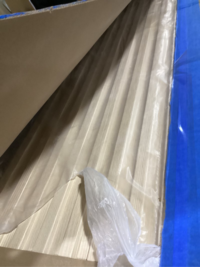 Condition photo showing Good Condition for art3d 6-pack slat design 3d wall panels for interior wall decor, 2x4 ft pvc decorative drop ceiling tiles - oak, 24 x 48in. 24 x 48in. oblong - oak 6