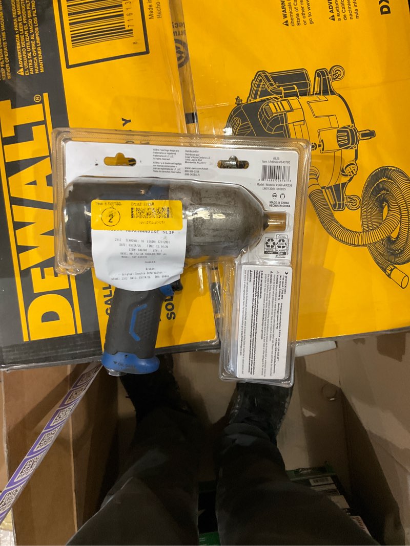 Kobalt 0.5-in 1000-ft/lb Air Impact Wrench