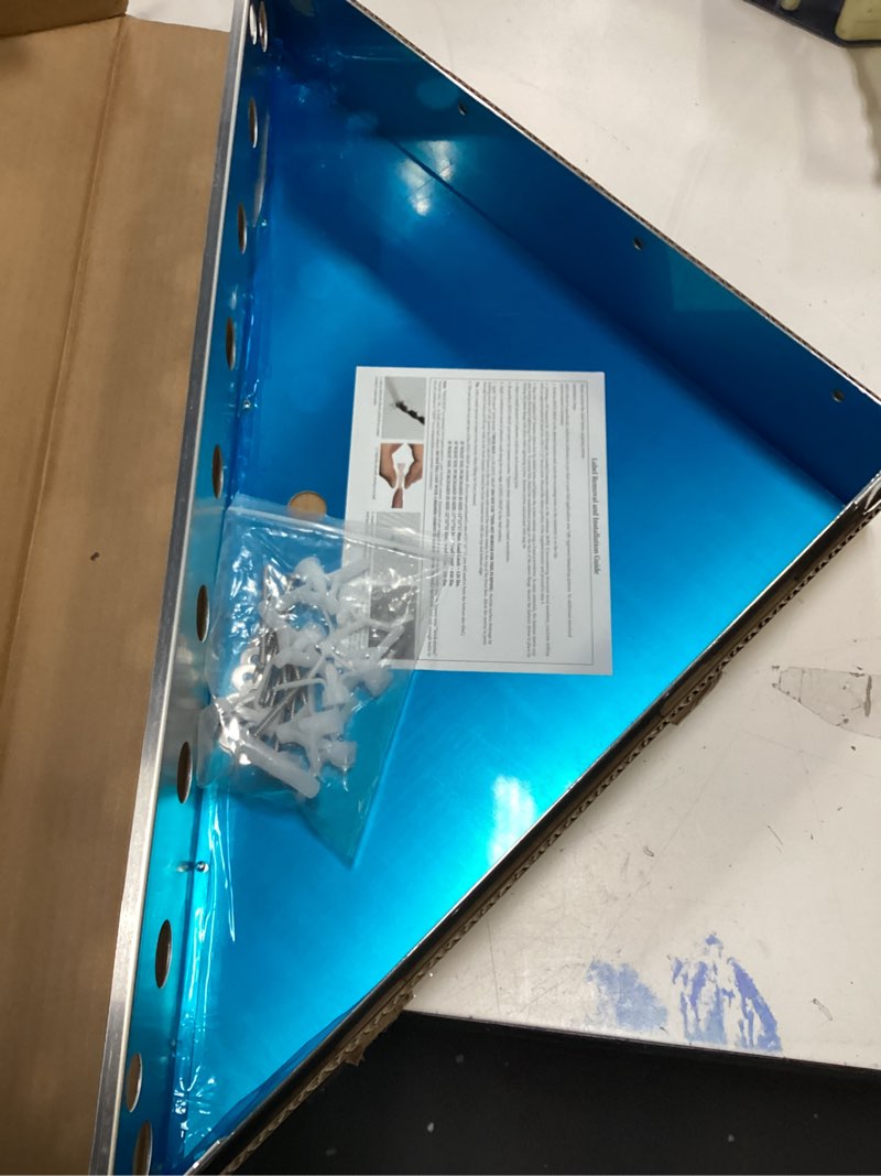 Condition photo showing New/Like New for Floating Corner Shower Bench Kit-Customizable Appearance Corner Bench Seatin (17"x17"x24") 17"×17"×24"