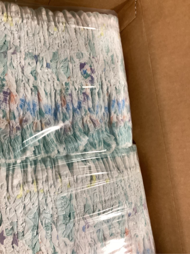 Condition photo showing New/Like New for pampers training pants - easy ups boys & girls bluey - size 3t-4t, 124 count, children's potty underwear (packaging may vary) 3t-4t 124