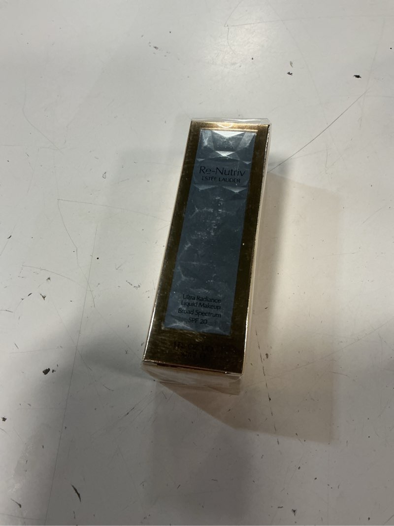 Condition photo showing New/Like New for estée lauder re-nutriv ultra radiance liquid foundation spf 20 | luxurious, hydrating, long-wearing,