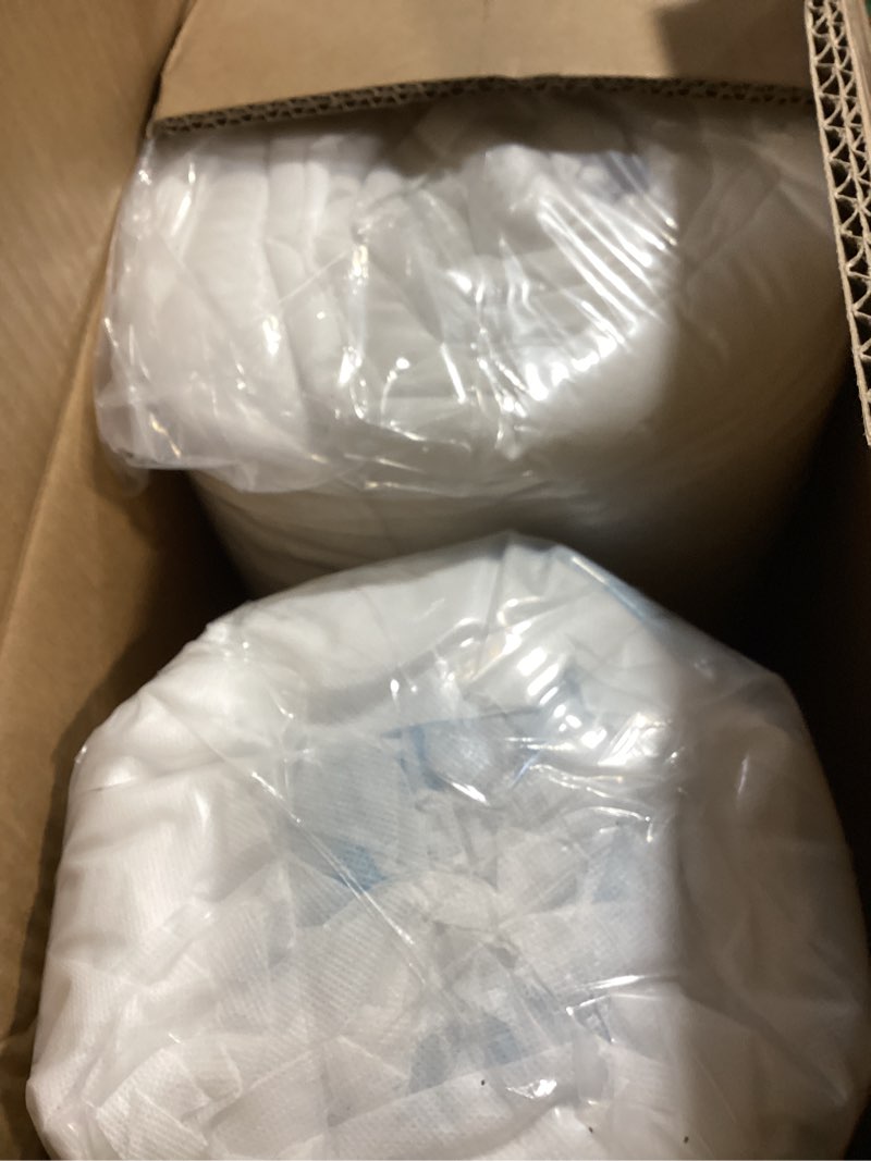 Condition photo showing Good Condition for OhGeni Cooling 4 inch Dual Layer Full Mattress Topper, 2 inch Cooling Gel Memory Foam, 2 inch Down Alternative Pillow Top Pad, Mattresses Cover for Bed, Medium Support, Fits 6”-19” Deep Pocket White Full