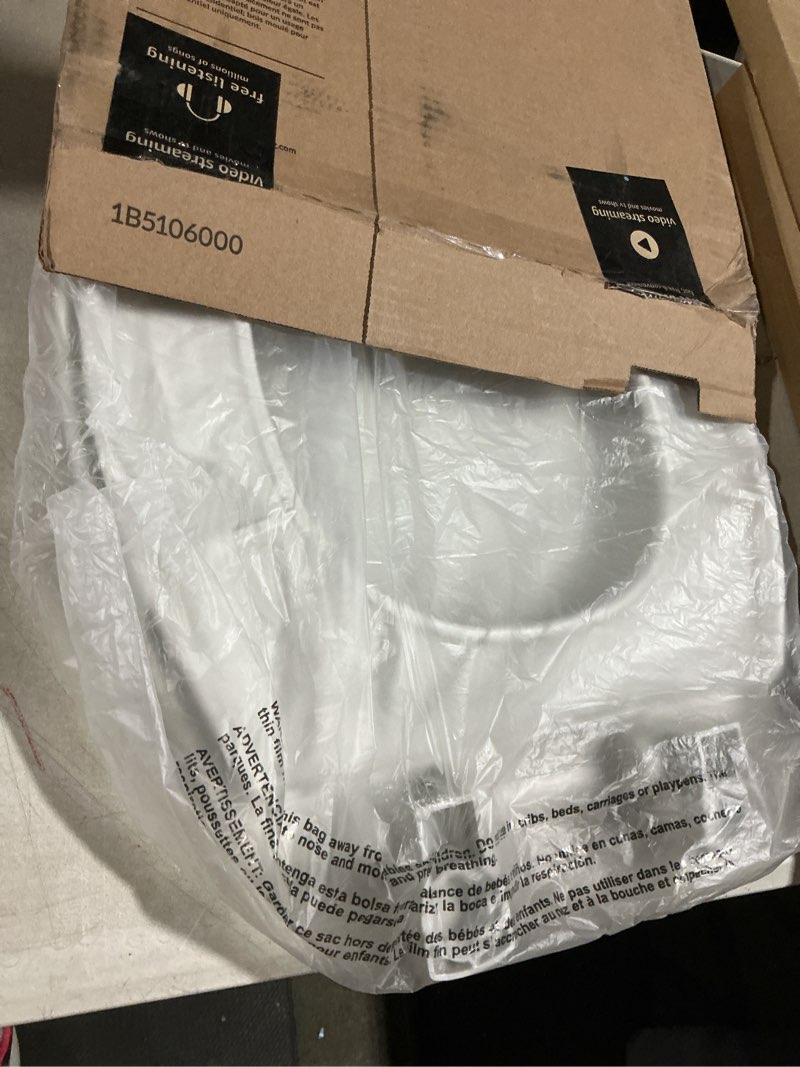 Condition photo showing As Is for bemis 7300slec slow close toilet seat, easy clean hinges and durable plastic seat, made in usa, elongated, white