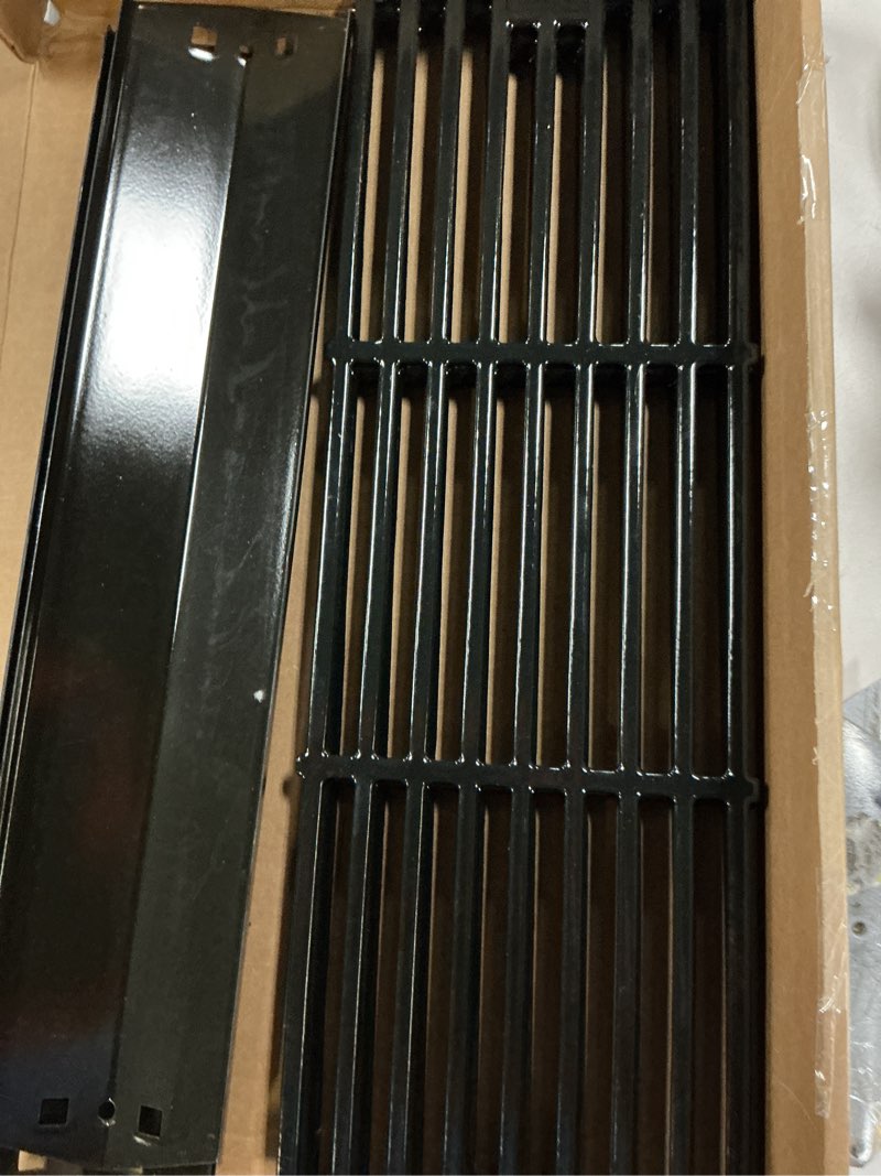Condition photo showing As Is for (Similar item). Cast Iron Drain Grate 17x12 in, B-Class 28100 lbs Heavy-Duty Driveway Channel Cover, Outdoor Trench Drainage Grate, Black Rectangle Metal Sewer Cover for (True 17.3x12) 17x12-B