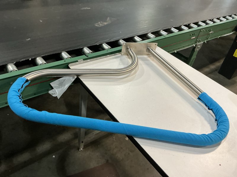 Condition photo showing Good Condition for pool rails handrails for the elderly, select premium 304 stainless steel pool hand rail for inground easy to install 260lbs load capacity