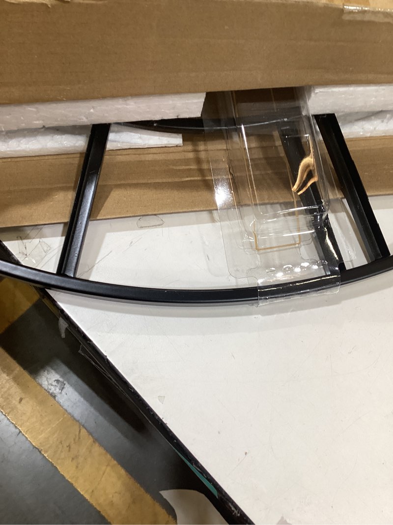 Condition photo showing New/Like New for Antique Tower 24 inch Large Roman Numeral Wall Clock, Indoor Outdoor Patio Waterproof Oversized Decorative Contemporary Clock, Antique Black Metal Wall Clock Battery Operated Retro Art Hanging Clock,2 Black 24in