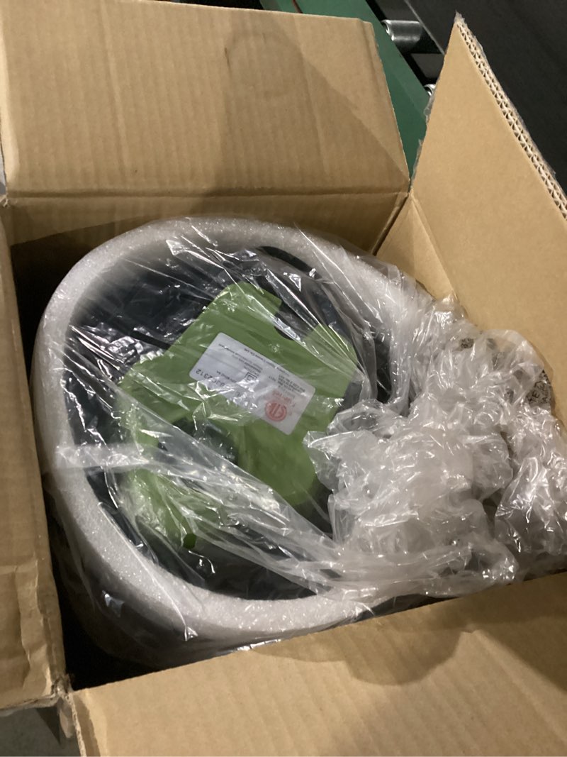 Condition photo showing Good Condition for GoCampDirect Ash Vacuum Cleaner -2.6 Gallon Fireplace Ash Vac with 800w Powerful Hose Non-Woven Dust Separator | Dry Stove Vacuum for Fireplaces Pellet Grill Wood Stove Fire Pits Green Green 10L (2.6 gallons)