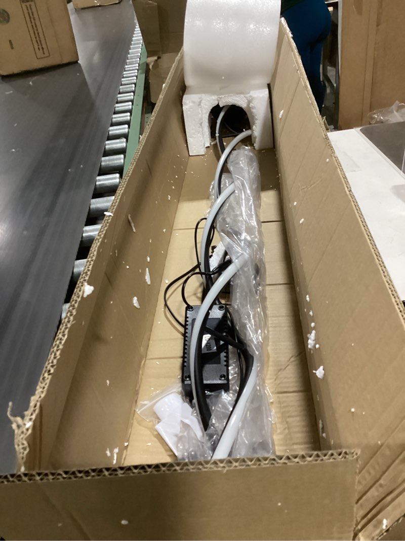 Condition photo showing Good Condition for floor lamp, led modern floor lamps for living room, 2500lm-40w lamps for living room 3color remote dimmable standing lamp, 55" floor lamps for living room bedroom office black spiral lines