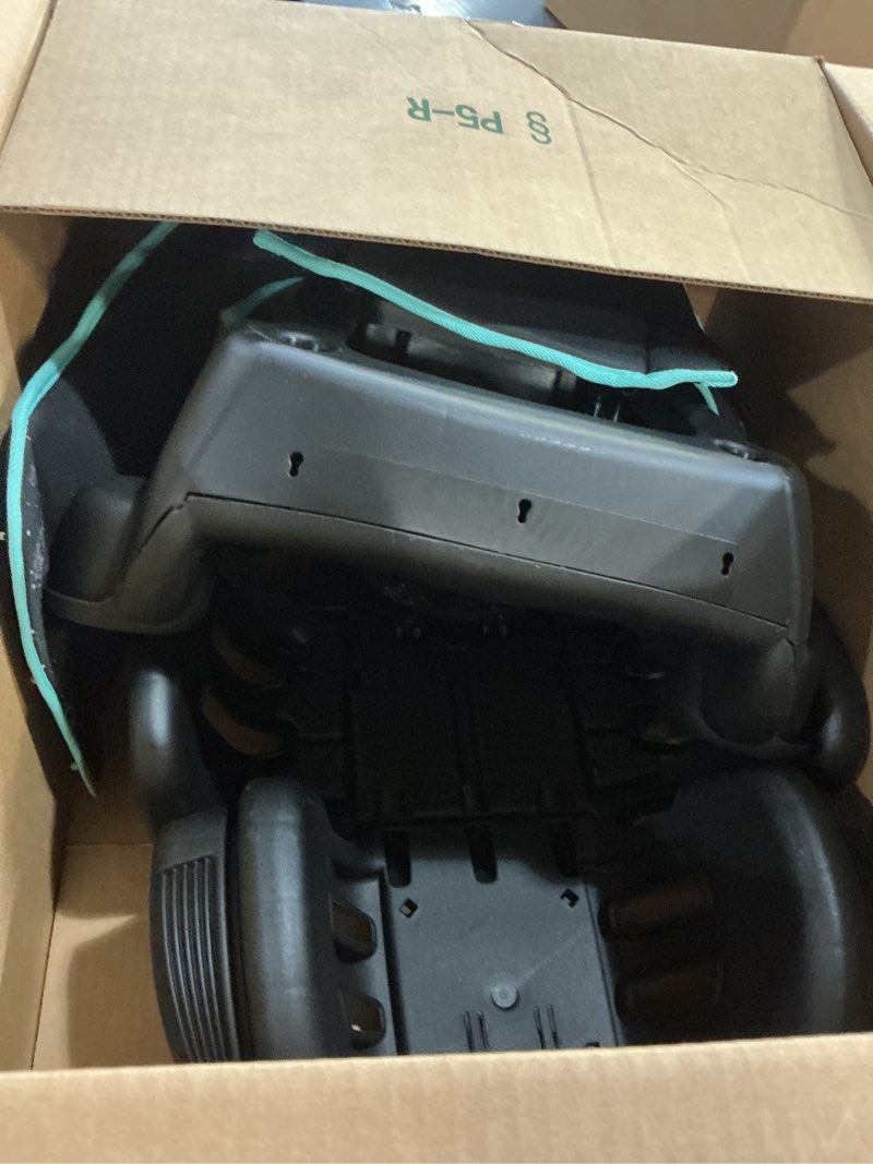Condition photo showing As Is for evenflo gotime lx booster car seat (astro blue)