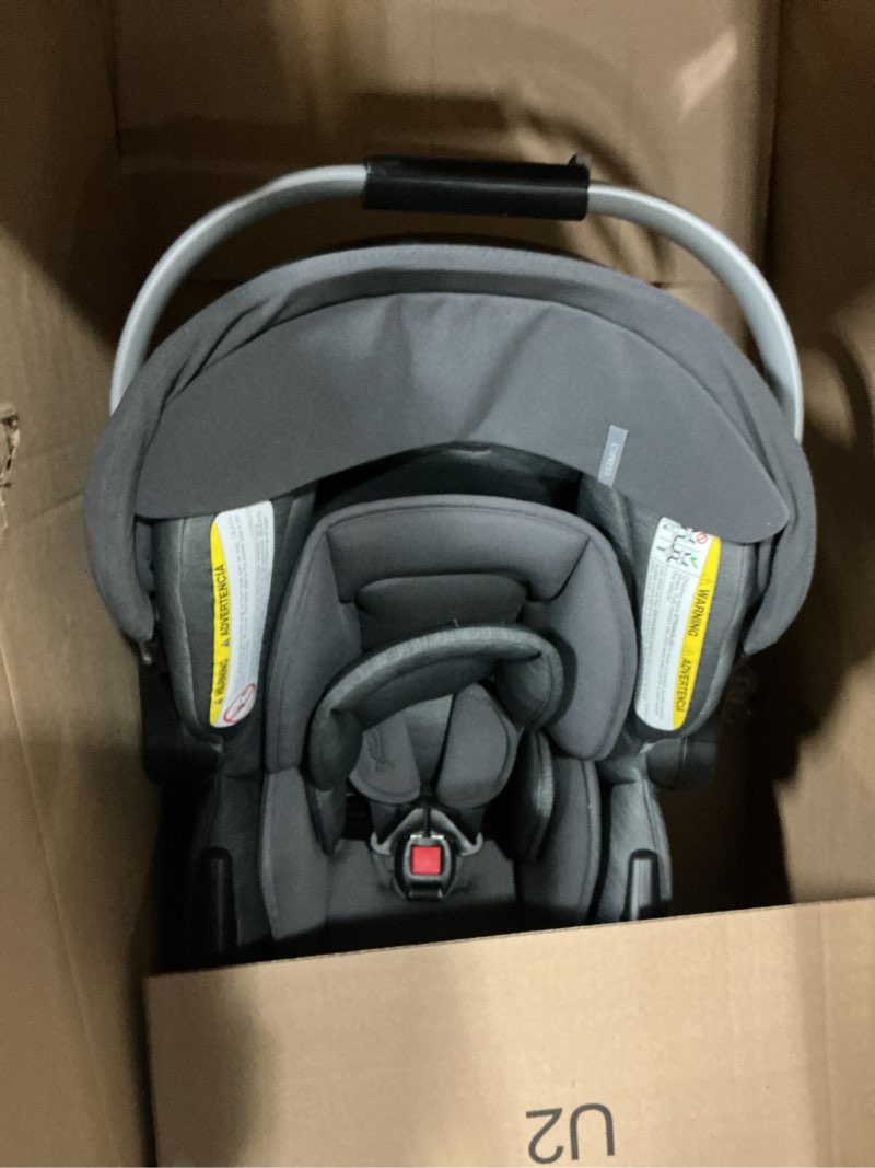 Condition photo showing Good Condition for Britax Cypress Infant Car Seat, Rear Facing Car Seat with Alpine Base, ClickTight, Premium Fabrics, Ponte Stone Ponte Stone Cypress