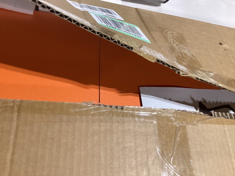 Condition photo showing Good Condition for Laptop Desk for Bed Couch, Adjustable Foldable Bed Table with Cup Holder, Breakfast Serving Tray, Portable Laptop Lap Desk Stand for Working Reading Writing Eating Gaming (Orange)