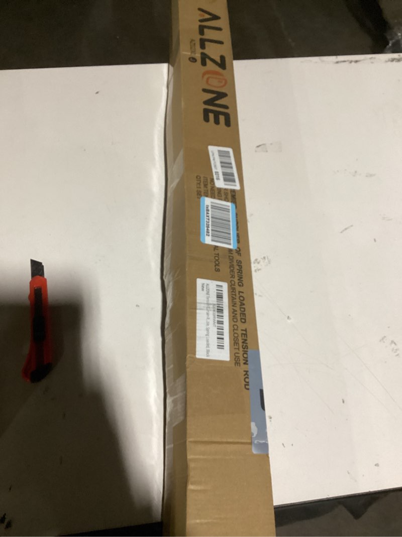 allzone tension curtain rod for windows,123 to 160 inch, heavy duty extra long curtain rods, non-sli