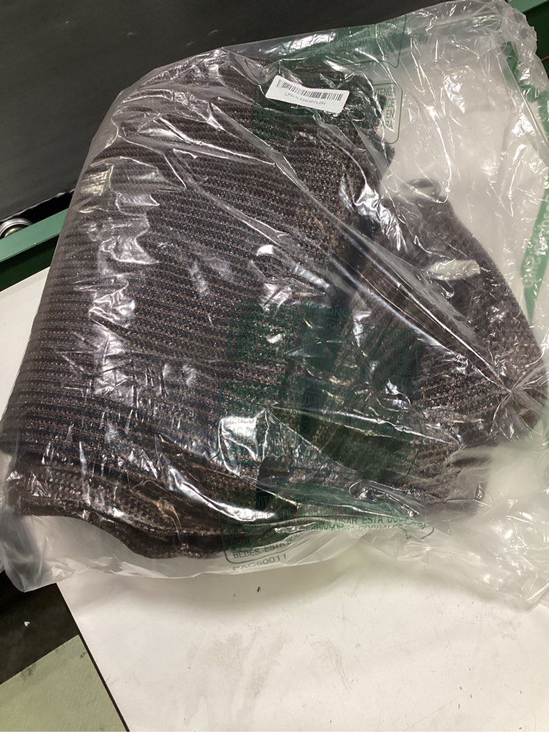 Condition photo showing Good Condition for shademart 12' x 12' brown sun shade sail upf50 square canopy fabric cloth screen, water and air permeable & uv resistant, heavy duty, carport patio outdoor - (we customize size) brown 12' x 12'