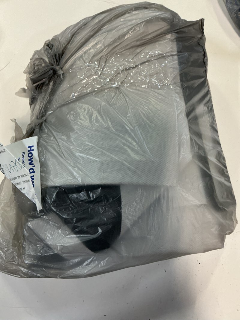 Condition photo showing Good Condition for mainstays white solid blackout rod pocket with back tabs curtain panel pair  set of 2  30  w x 63  l