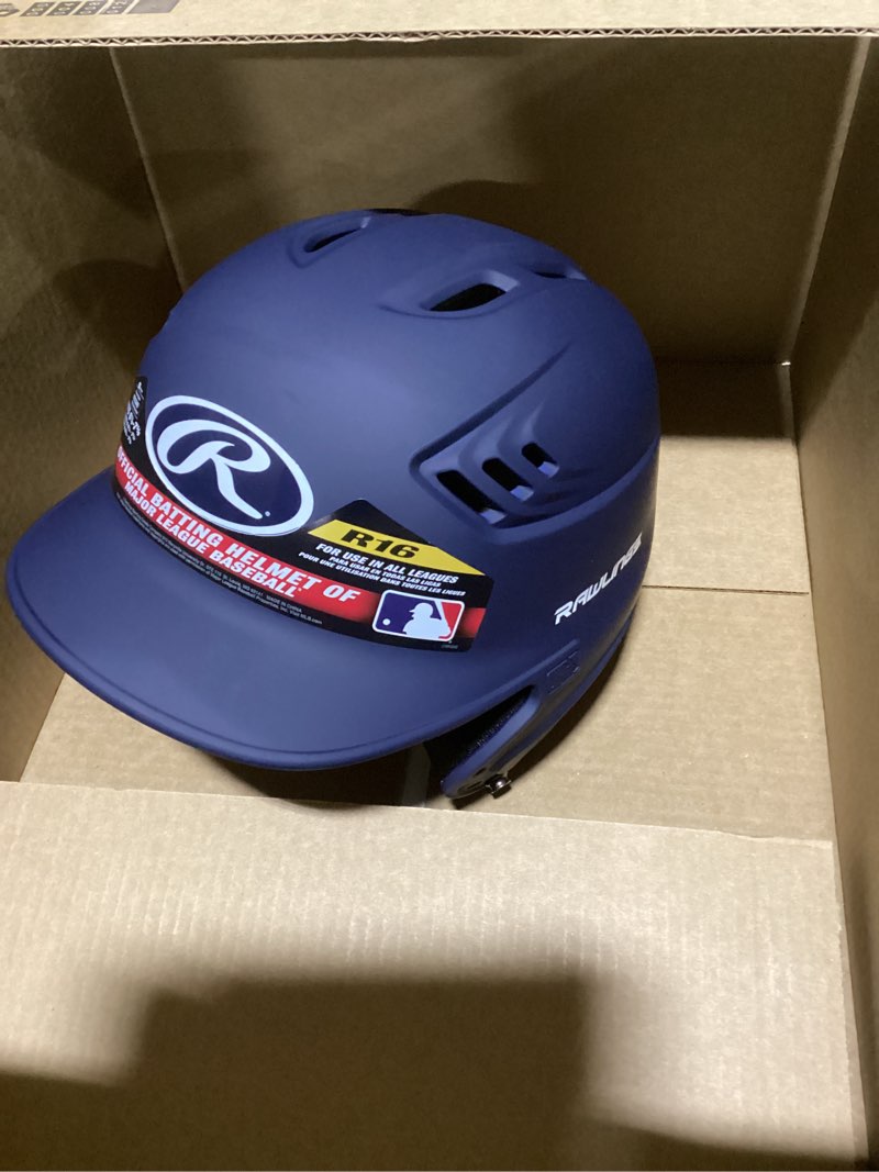 Condition photo showing New/Like New for rawlings r16m matte navy sr (6 7/8 - 7 5/8)