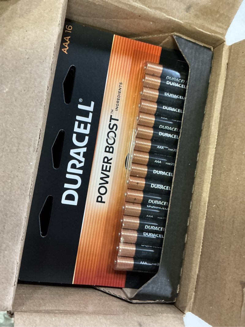 Condition photo showing New/Like New for 20 pack) Duracell Coppertop AAA Battery with POWER BOOST™, 16 Pack Long-Lasting Batteries