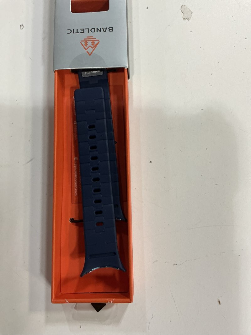 Condition photo showing Good Condition for Bandletic Magnetic Silicone Bands Compatible with Google Pixel Watch 4/3/2/1 41mm for Women and Men, Rugged Soft Sport Strap Replacement Wristband Navy Blue