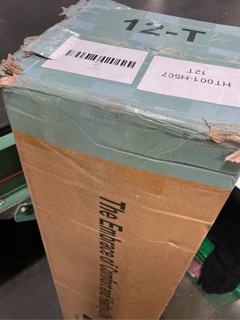 Condition photo showing New/Like New for helfim® twin size mattress - 10 inch medium firm ergonomic mattress with hybrid zoned pocket springs & memory foam for back support & motion isolation - certipur-us certified twin 10" classic collection