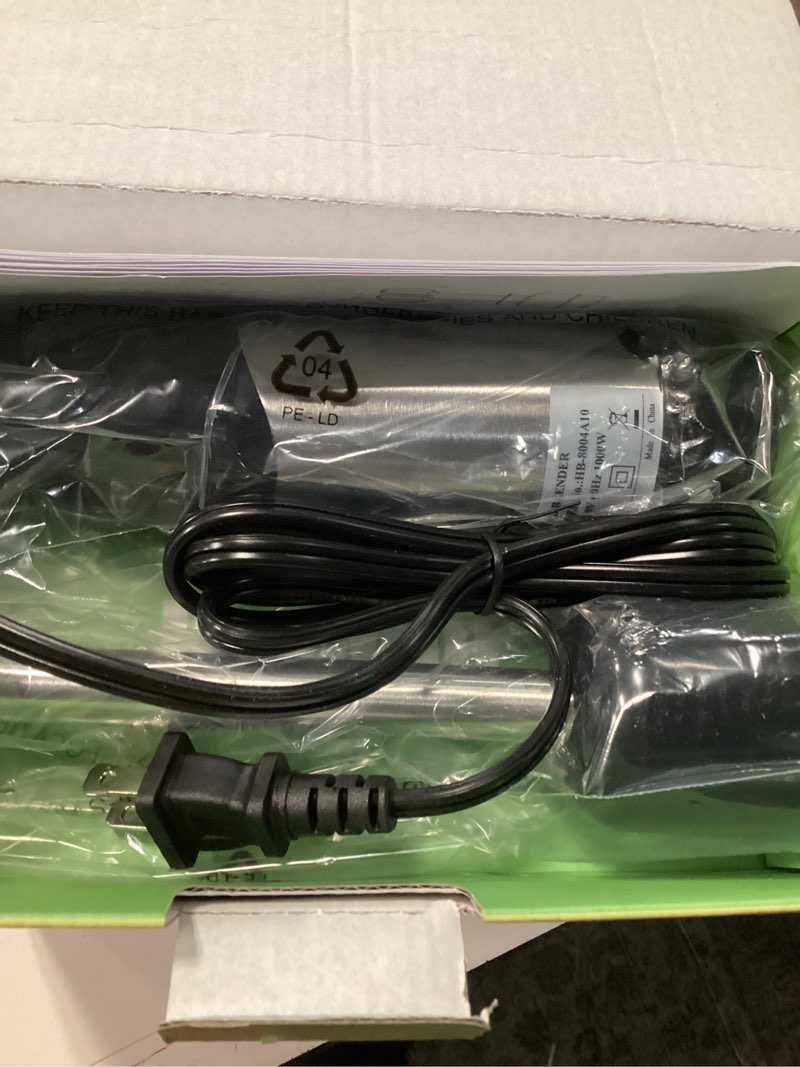 Condition photo showing New/Like New for handor 6-in-1 hand immersion blender, 1000w 12 speed handheld blender with 600ml beaker, 500ml chopper, egg whisk, milk frother, stainless steel blades for soup, smoothie, puree 1000w 6-in-1