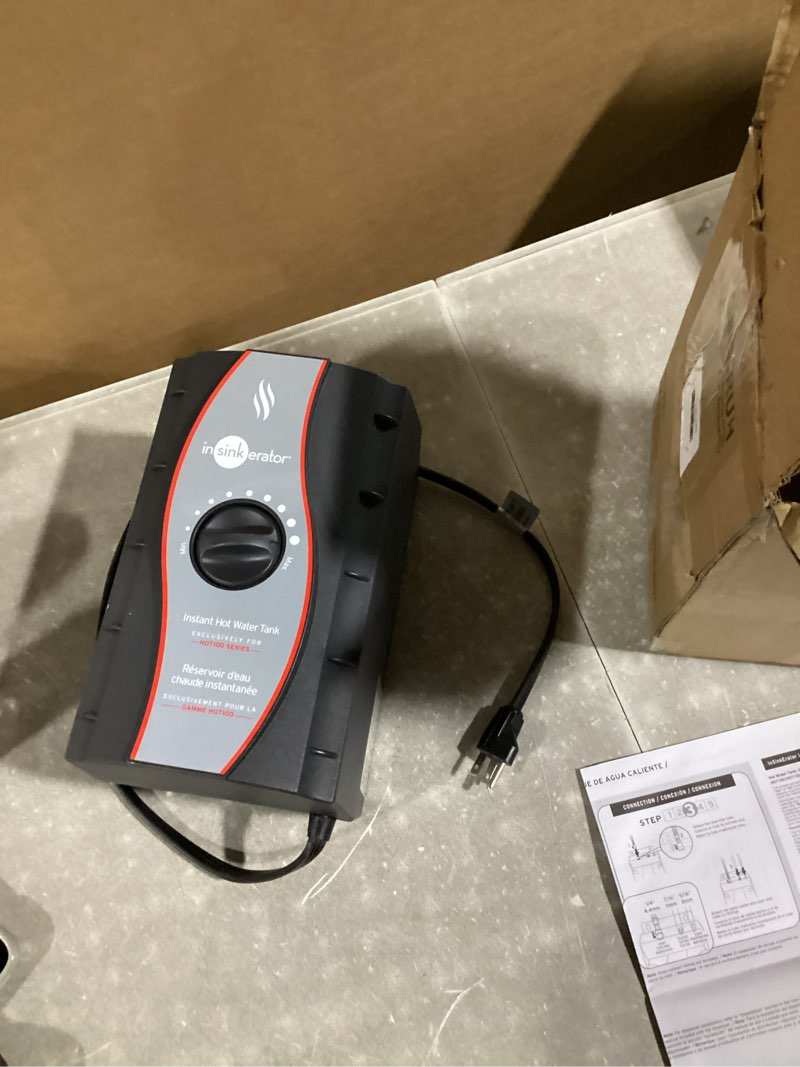 Condition photo showing Good Condition for InSinkErator HOT150 Instant Hot Water Dispenser System - Faucet & Tank, Chrome, H-HOT150C-SS Chrome HOT150 - Hot Only Dispenser