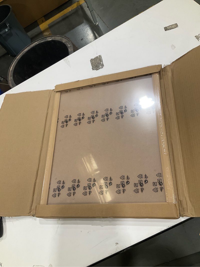 Condition photo showing Good Condition for 14x17 wood frame, rustic natural wooden 17x14in poster picture frame, modern beige woodgrain 14 x 17inch gallery wall photo frame with hd plexiglass, horizontal vertical wall mounting display 1pcs woodgrain 14x17