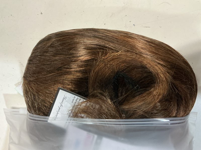 Condition photo showing item condition for Mens Brown Layered Wavy Wig Shoulder Length Synthetic Heat Resistant Halloween Cosplay Hair Wig Brown2