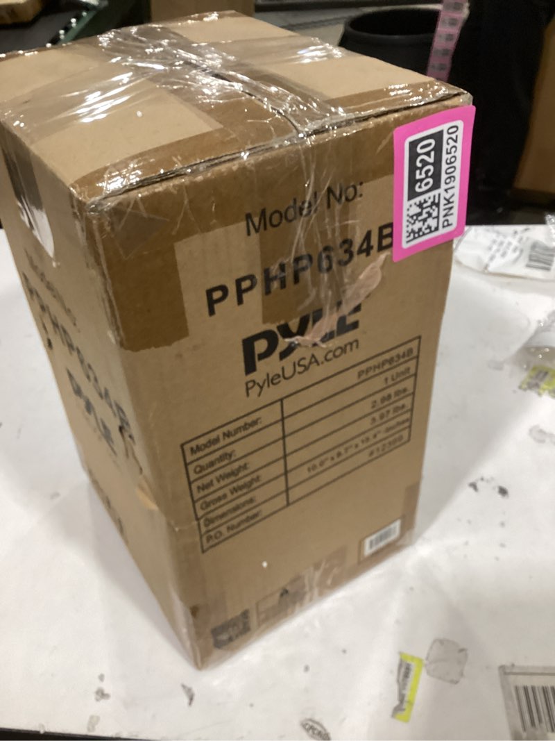 Condition photo showing Good Condition for Pyle 240W Rechargeable Outdoor Bluetooth Speaker Portable PA System w/ 6.5” Subwoofer 1” Tweeter, Microphone In, Party Lights, MP3/USB, Radio, Remote - Pyle PPHP634B