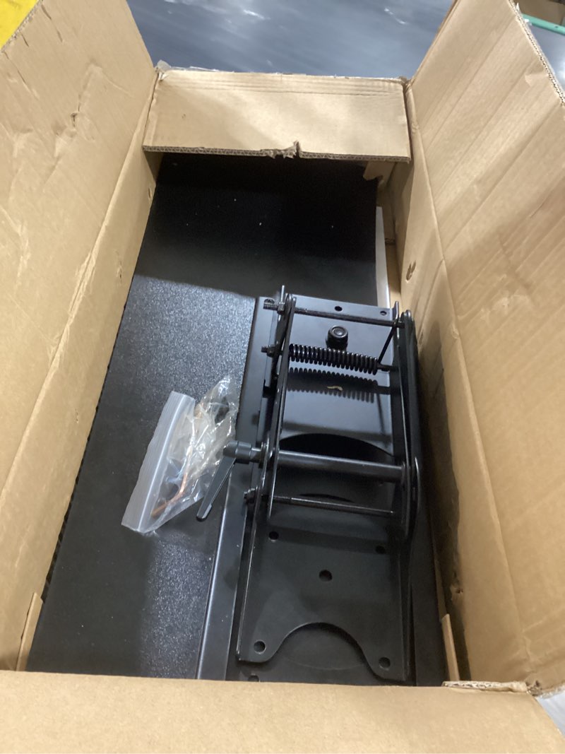 Condition photo showing As Is for vevor under-desk keyboard tray, adjustable for height and tilt, slide-out design, spacious 25x9.8 inch surface, ideal for home and office use