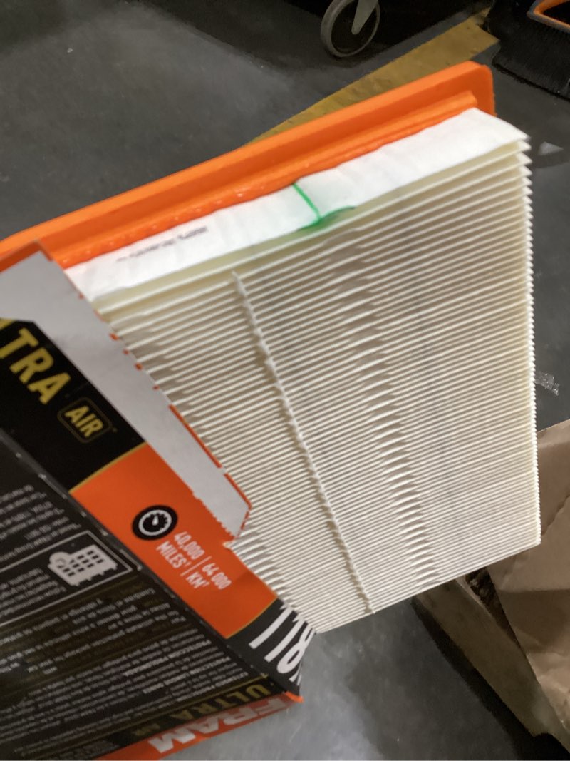 Condition photo showing As Is for fram ultra air xga11895, premium engine air filter, replacement filter for select toyota vehicles fits select: 2016-2023 toyota tacoma, 2013-2021 toyota tundra