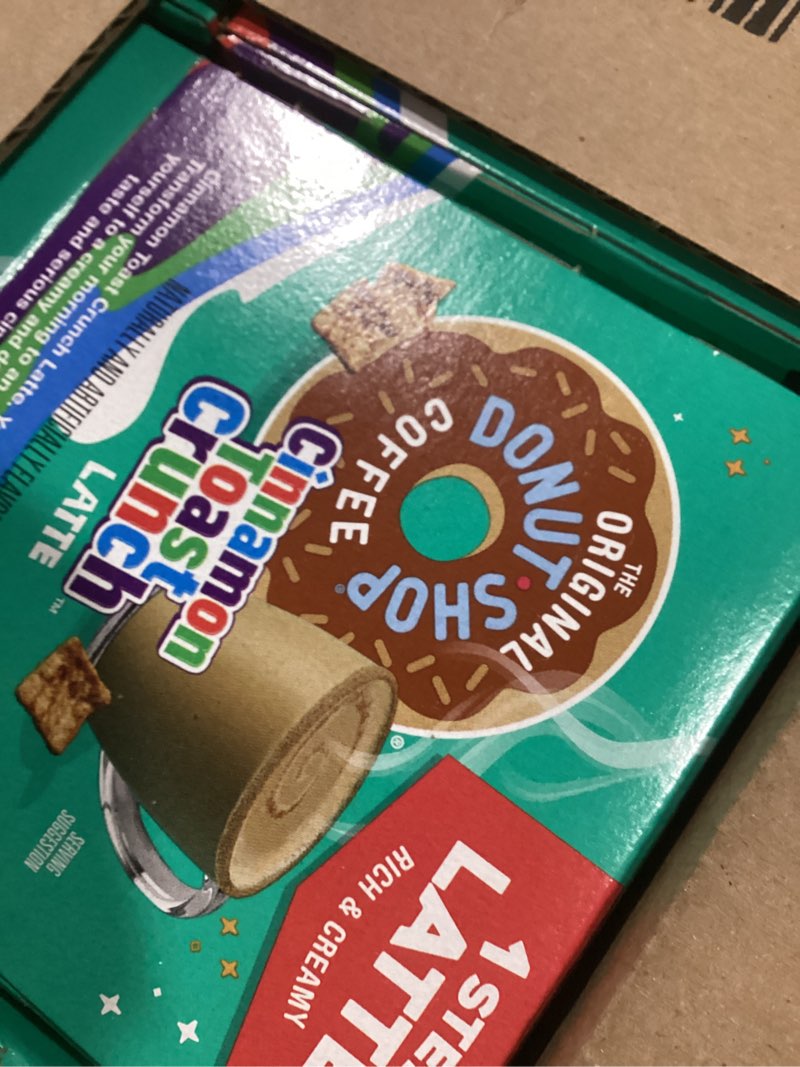 Condition photo showing Good Condition for The Original Donut Shop Cinnamon Toast Crunch One-Step Latte, Keurig Single Serve K-Cup Pods, 60 Count (6 Packs of 10)